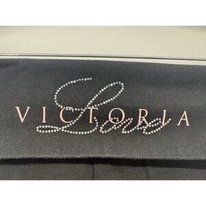 Victorias Secret Womens XLarge Yoga Pant Foldover Sparkle Love Retro Athleisure